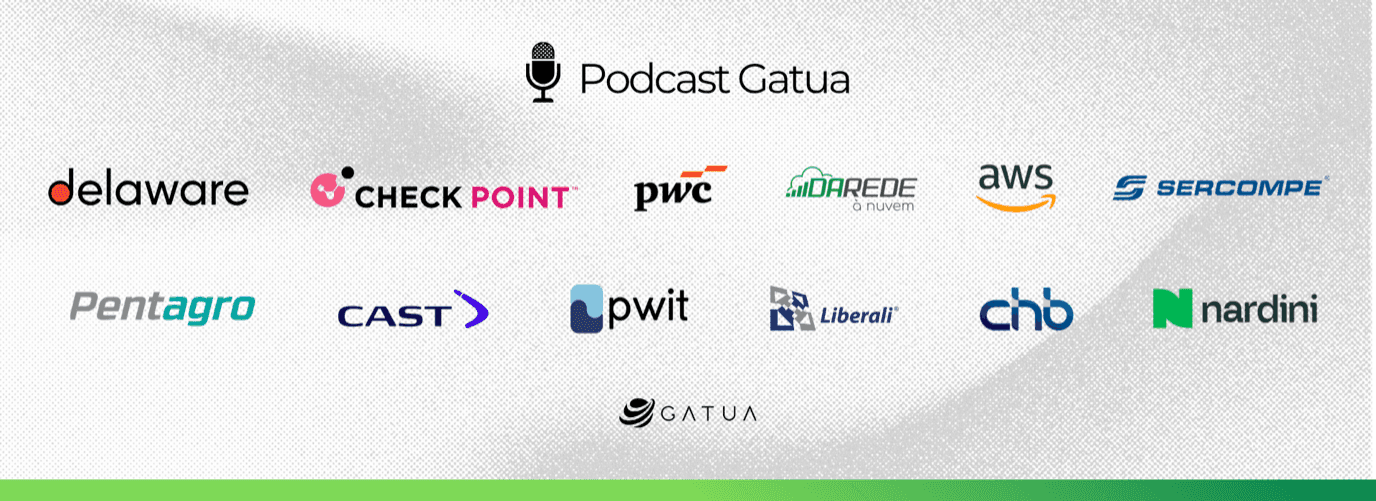Podcast Gatua — série TI do Futuro, com as empresas participantes