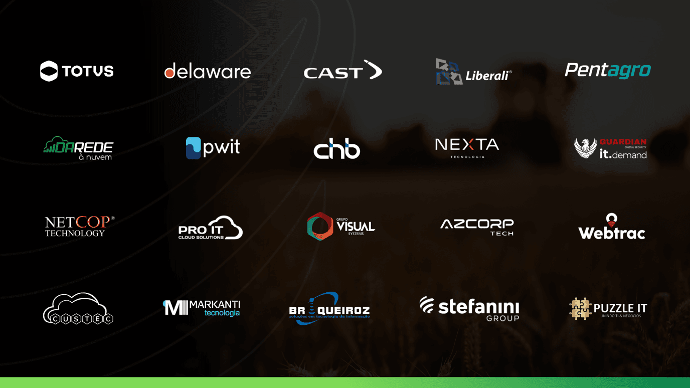Os 19 Gatua Partners, apoiadores oficiais do Campo Inteligente